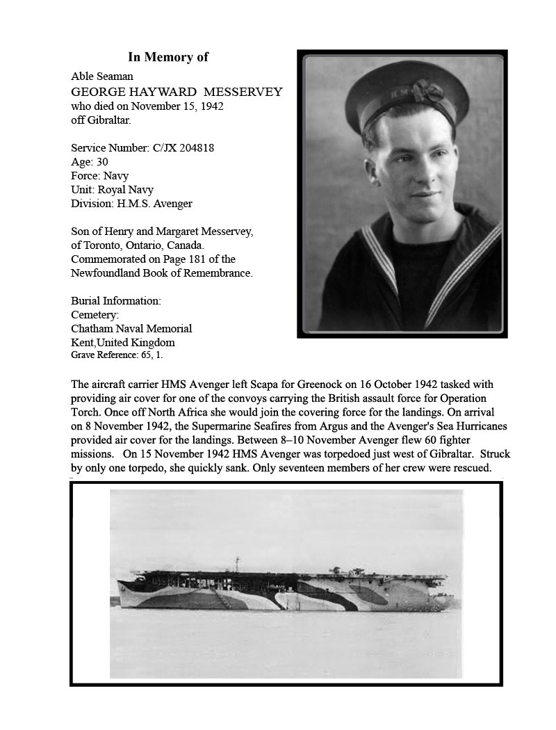 George Messervey